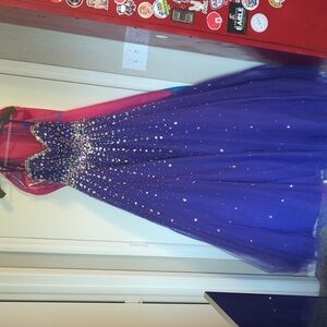 Mori Lee Prom Dress Size 0 purple